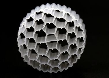 شراء الكرات البيولوجية العائمة الوسائط المرشحة MBBR 16mm X 10mm مادة HDPE العذراء الهيدروفيلية online manufacture