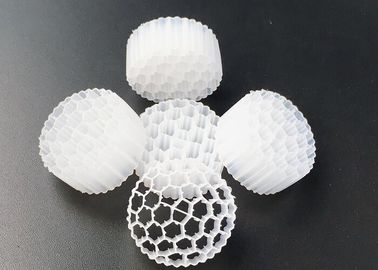 شراء الوسائط المرشحة الخاصة MBBR مع مادة HDPE العذراء واللون الأبيض الأسود لـ RAS online manufacture