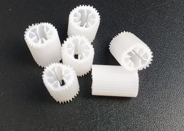 شراء MBBR بيولوجيا الوسائط الثقيلة الحجم 5 * 10mm بيضاء العذراء HIPS المواد البلاستيكية الخلية الحيوية للعلاج online manufacture