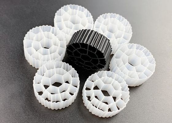 شراء سرير متحرك مفاعل الفيلم الحيوي مادة Virgin Hdpe MBBR Biocell Media online manufacture