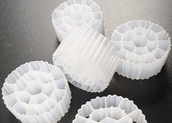 شراء البلاستيك MBBR الوسائط البيولوجية HDPE K3 الوسائط المرشحة المائية 500 m2/m3 fda مواد آمنة كرات البيوبايب البيولوجية online manufacture