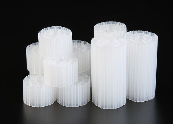 شراء 35 ملم × 18 ملم الحجم المادة البكر HDPE MBBR بيولوجيا الوسائط PE07 للحوض online manufacture