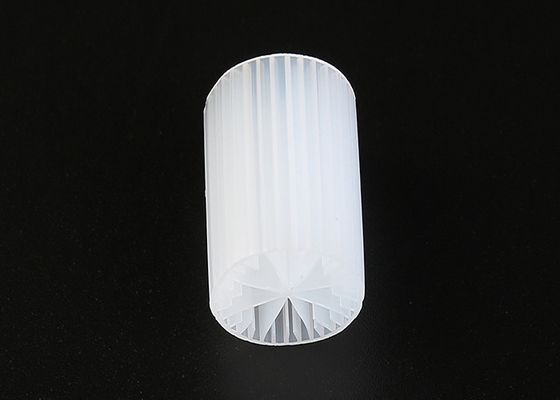 شراء اللون الأبيض MBBR Bio Media المادة البكر HDPE 15 * 15mm الحجم لمعالجة مياه الصرف الصحي online manufacture