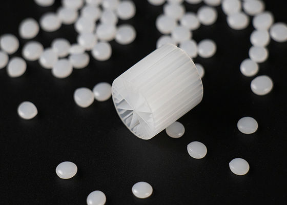 شراء PE09 أبيض 15 * 15mm MBBR معالجة المياه للخزان الالتهاب الجوي online manufacture