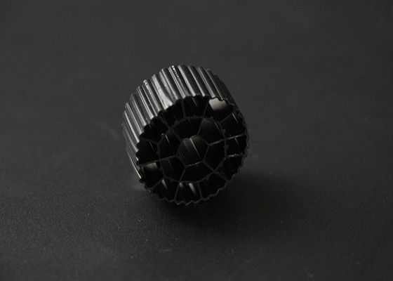 شراء اللون الأسود العائم 25 * 12MM Mbbr الوسائط المرشحة البيولوجية مواد HDPE online manufacture