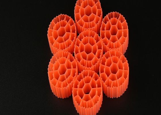 شراء مادة HDPE K1 وسائل التصفية 25 * 10mm الحجم واللون الأبيض لمعالجة مياه الصرف الصحي online manufacture