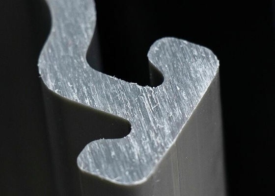 شراء كومة ورق الفينيل الرمادي من PVC سمك 10MM نوع U مع التطويق online manufacture