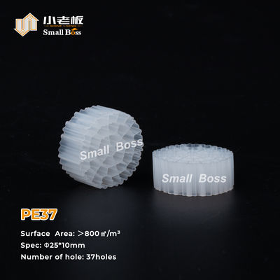 PE37 plastic HDPE Material Moving Bed Biological Reactors Mbbr Biocell Municipal Wastewater