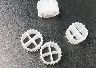 كالدنيز MBBR Biofilter Media العائمة المتحركة السرير الفيلم الحيوي المفاعل الحوض اللون الأبيض 11 * 7mm