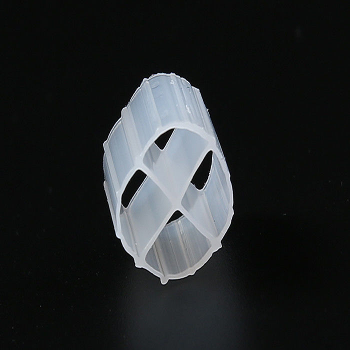 12 * 9mm MBBR وسائل المرشح مع اللون الطبيعي ومادة HDPE العادية العائمة