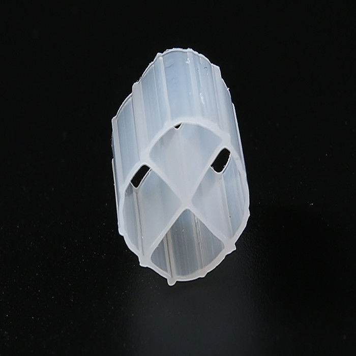 12 * 9mm MBBR وسائل المرشح مع اللون الطبيعي ومادة HDPE العادية العائمة