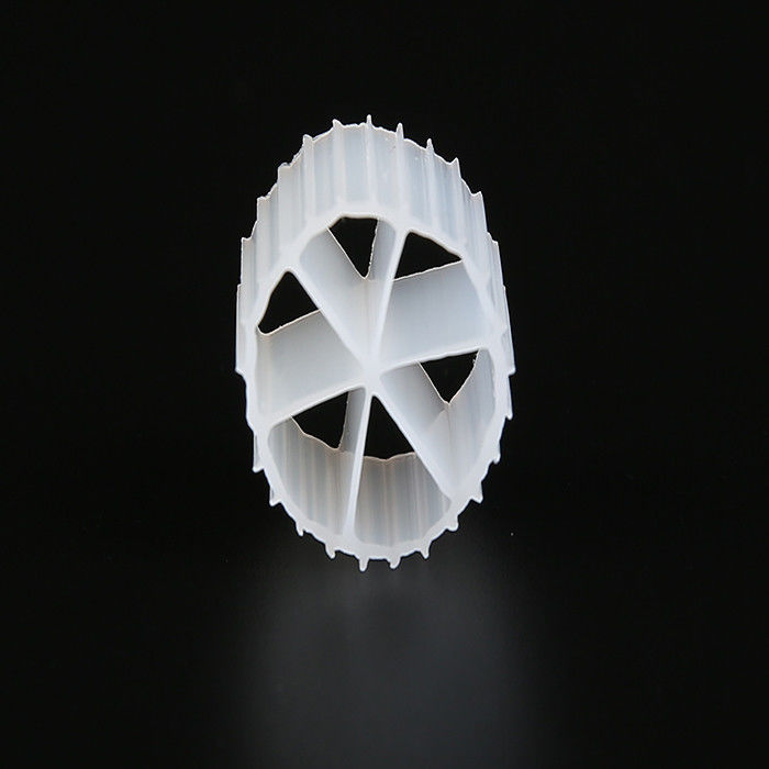 المقاومة الجيدة للآثار HDPE MBBR Kaldnes Filter Media للبرك