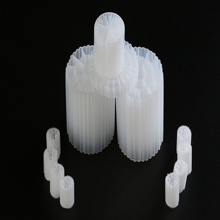 طول العمر MBBR وسائل المرشح 4 ثقوب صديقة للبيئة