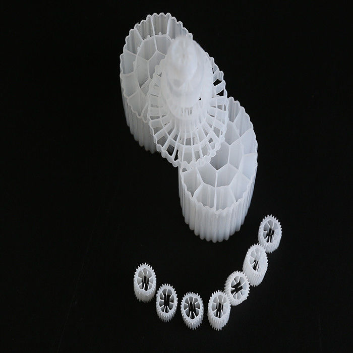 K1 K3 K5 MBBR الوسائط البيولوجية العائمة الحياة الطويلة اللون الطبيعي 12mm X 9mm