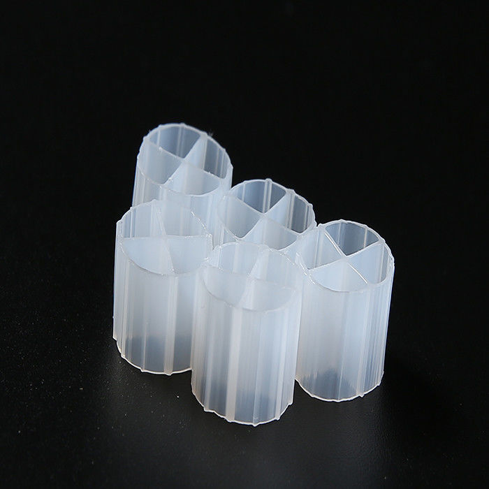 الوسائط العائمة البيضاء للفلترات المادة البكر HDPE PE01 12mm X 9mm