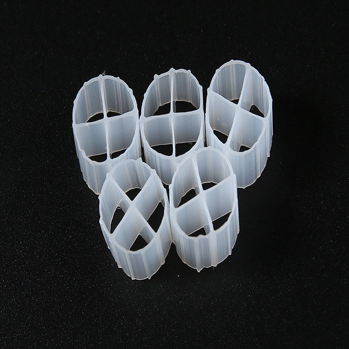 الوسائط العائمة البيضاء للفلترات المادة البكر HDPE PE01 12mm X 9mm