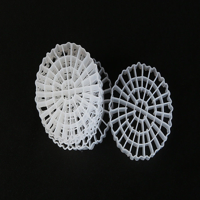 تصفية المياه MBBR العائمة وسائل الفلتر العائمة 25mm X 4mm