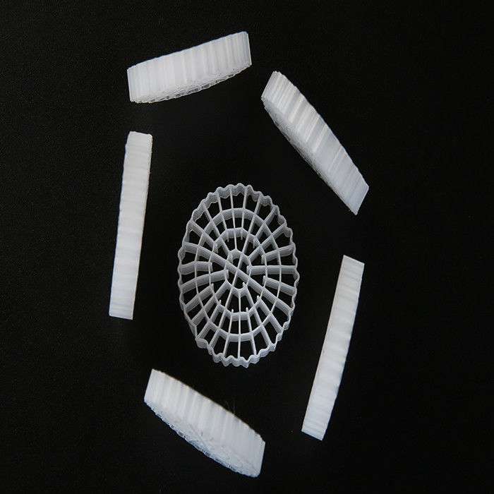 تصفية المياه MBBR العائمة وسائل الفلتر العائمة 25mm X 4mm