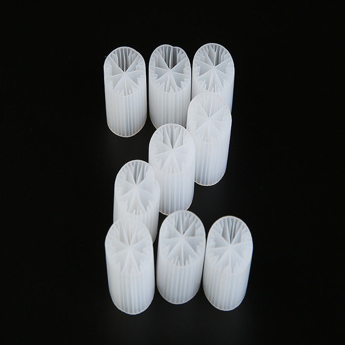 15mm X 15mm MBBR K1 فلتر الوسائط العذراء HDPE مع مساحة سطح جيدة