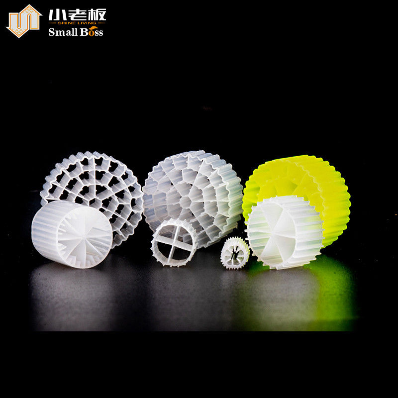 PE38 HDPE البلاستيكية Mbbr الوسائط المرشحة الحيوية لمعالجة المياه