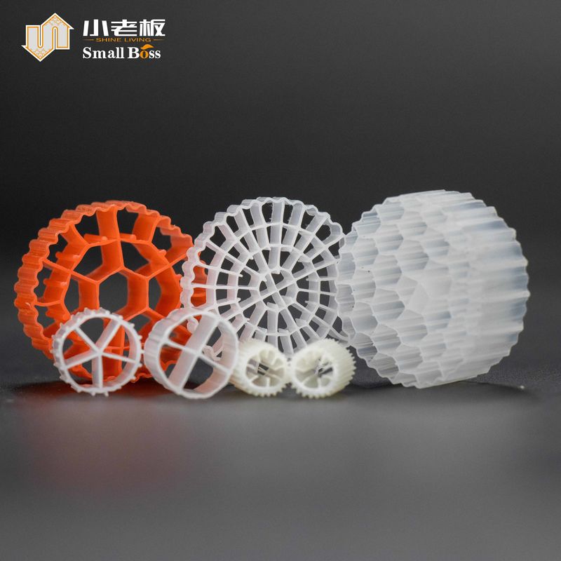PE38 HDPE البلاستيكية Mbbr الوسائط المرشحة الحيوية لمعالجة المياه