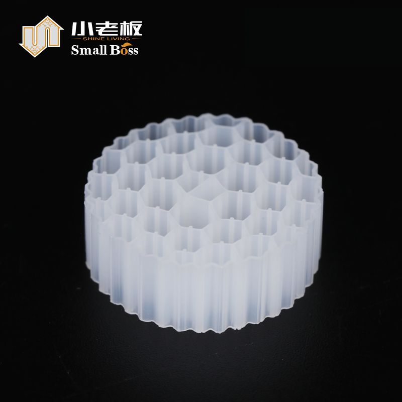 PE38 الوسائط المهنية لفلترات البلاستيكية HDPE المواد الحوض الوسائط الحيوية