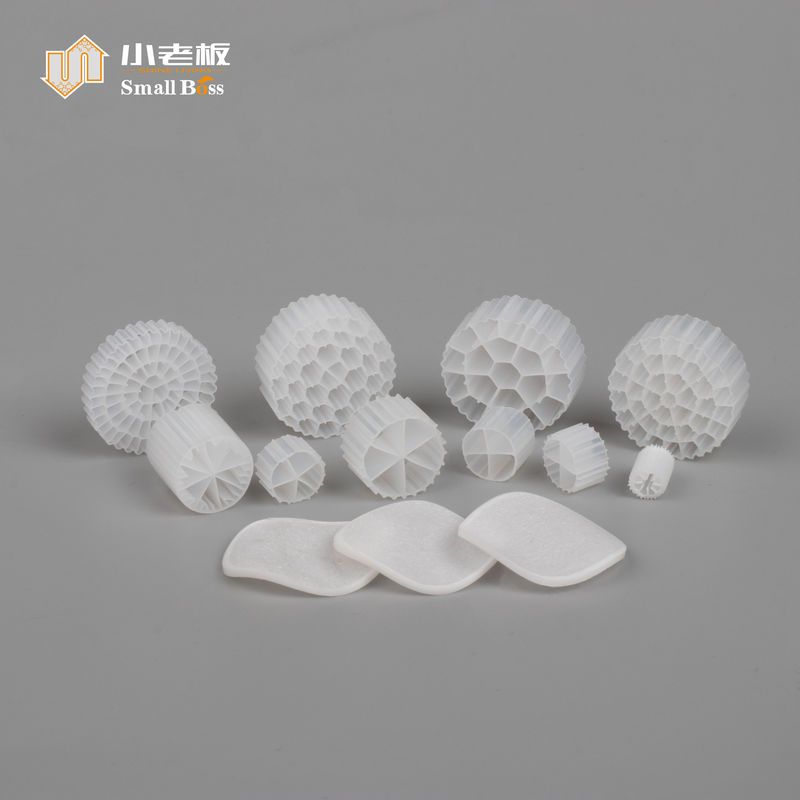 PE38 الوسائط المهنية لفلترات البلاستيكية HDPE المواد الحوض الوسائط الحيوية