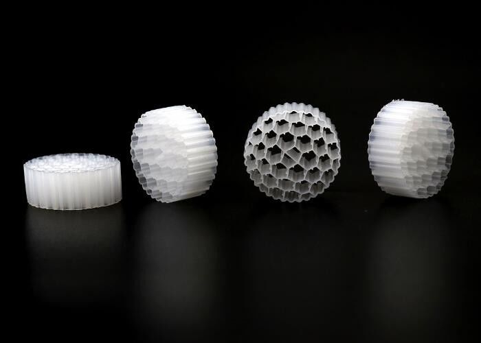 المياه المائية في الحوض Mbbr الناقل Bio Ball Filter Media Environment - Friendly