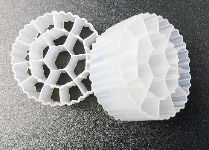 19 حفرة 25 * 10 ملم فيلتر الكتلة الحيوية البيضاء حامل الفيلم الحيوي المقاوم للأشعة فوق البنفسجية