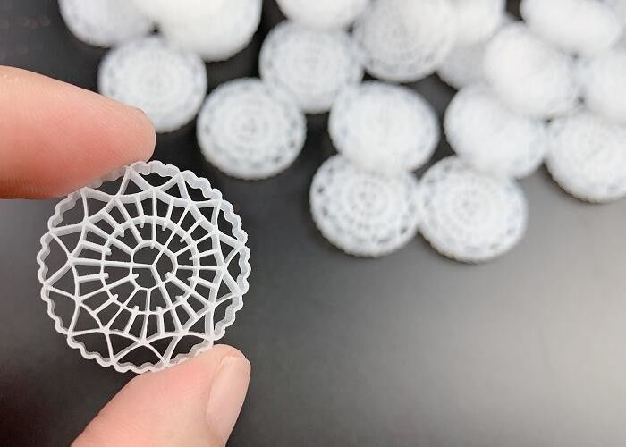 100٪ HDPE العذراء FDA Safty White الطبيعة اللون MBBR الوسائط المرشحة