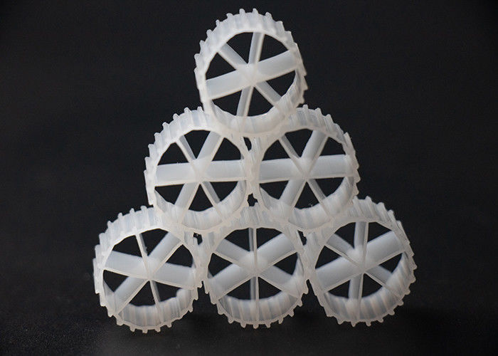 تكنولوجيا A / O اللون الأبيض HDPE Mbbr ناقل فيلم حيوي سريع