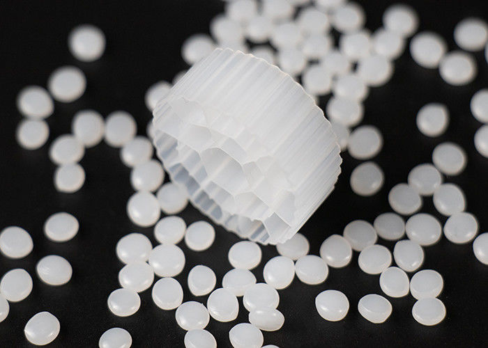 19 حفرة K3 بيولوسيل فلتر الوسائط مع مادة HDPE العذراء واللون الأبيض