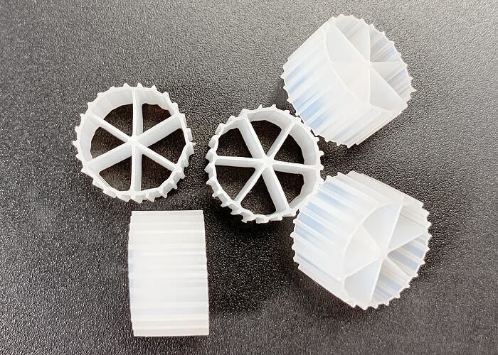 MBBR خليط السرير المتحرك مفاعل Bifilm مواد HDPE MBBR K1 الوسائط المرشحة FDA Safty