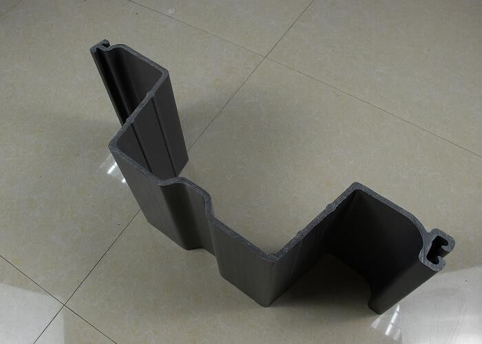 الفينيل PVC الصدر ورقة بلاستيكية كومة U شكل اللون الرمادي